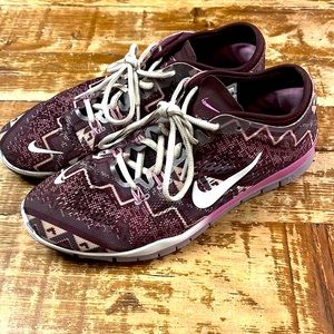 NIKE FREE 5.0 TR FIT 4 Women's 9.5 Deep Burgundy Crossfit Running 629832-603